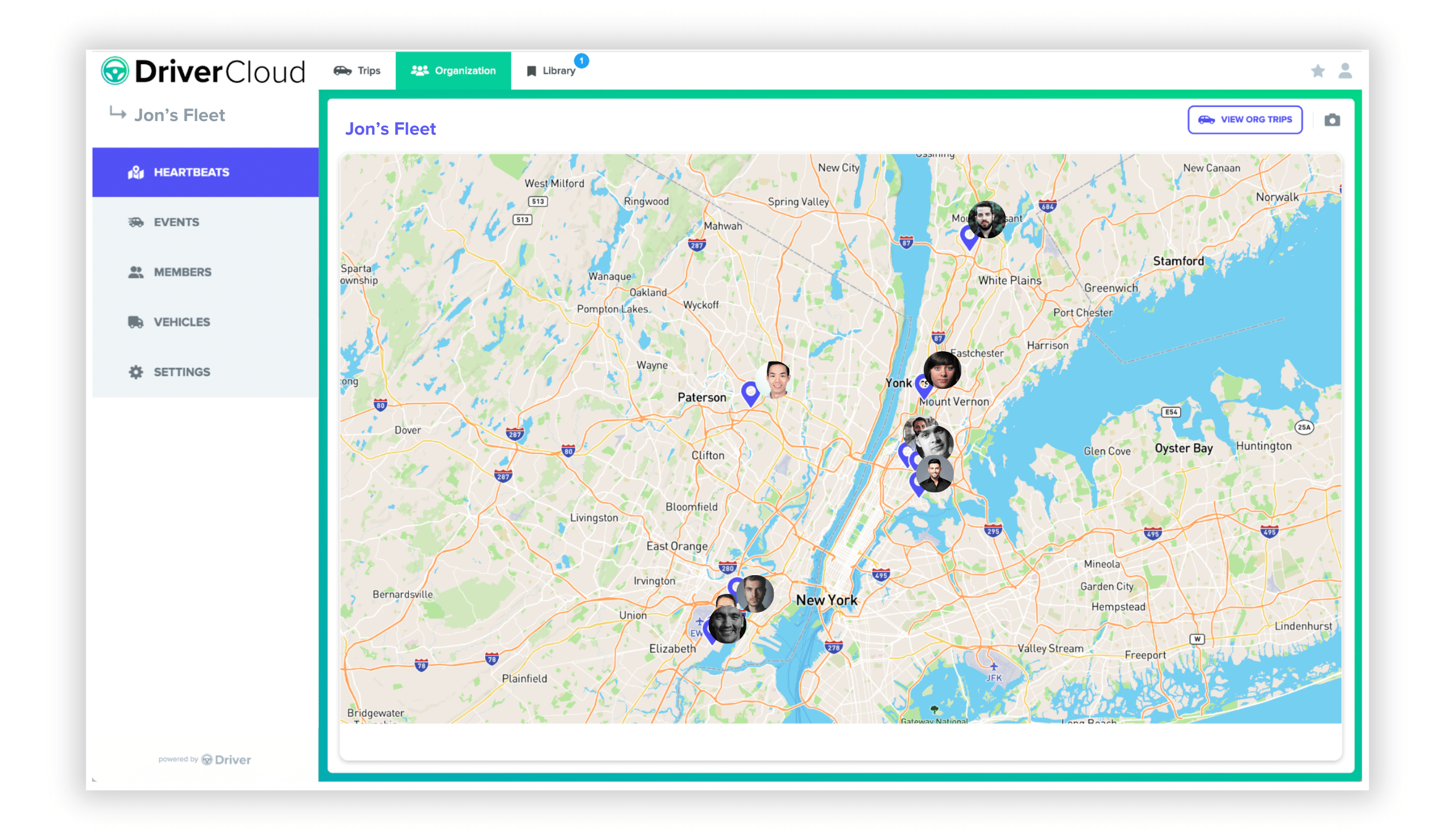Get a live view of your fleet